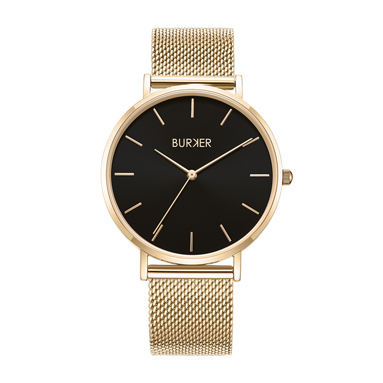 Ruby Gold Black Mesh