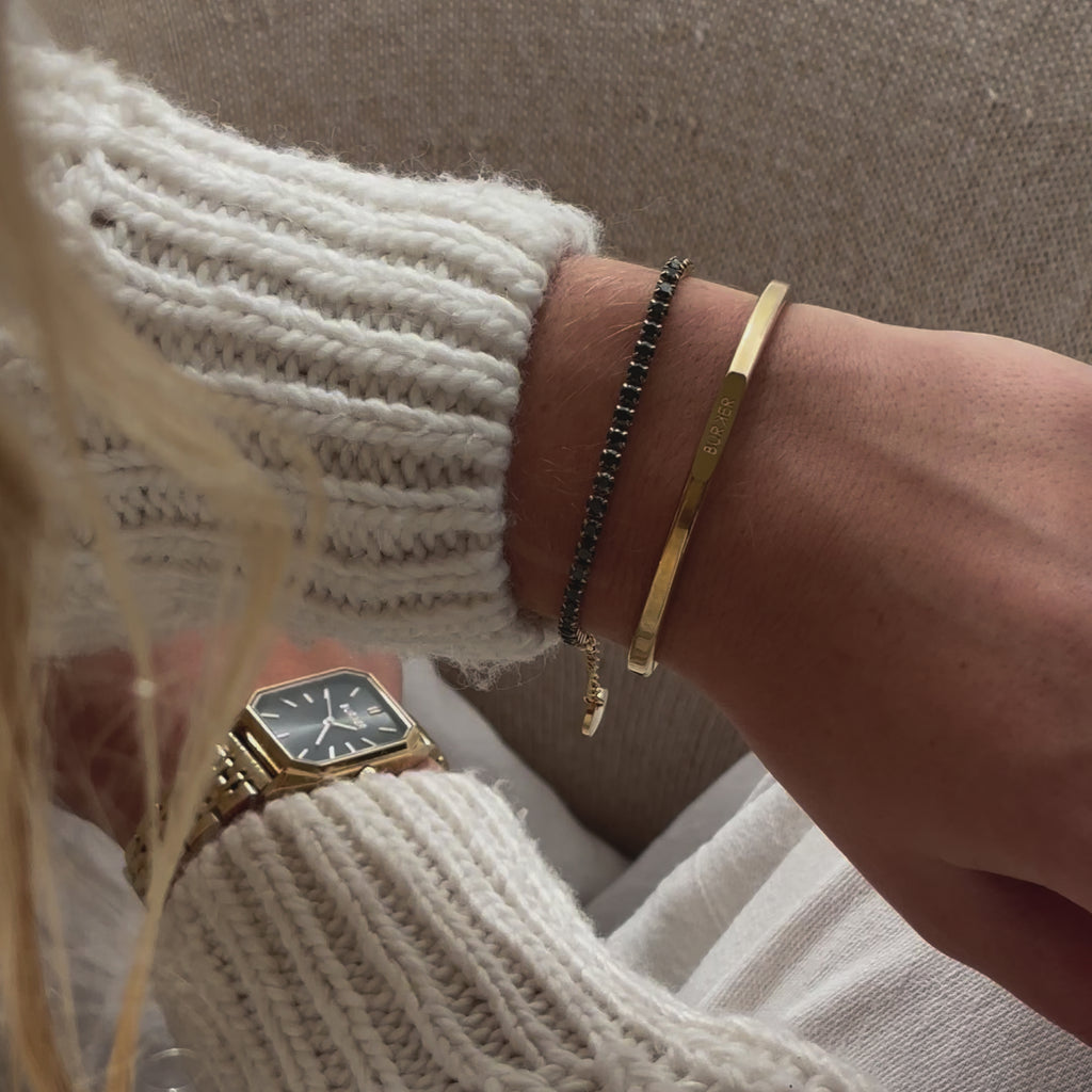 Ava Gold Black Bracelet - изображение 7