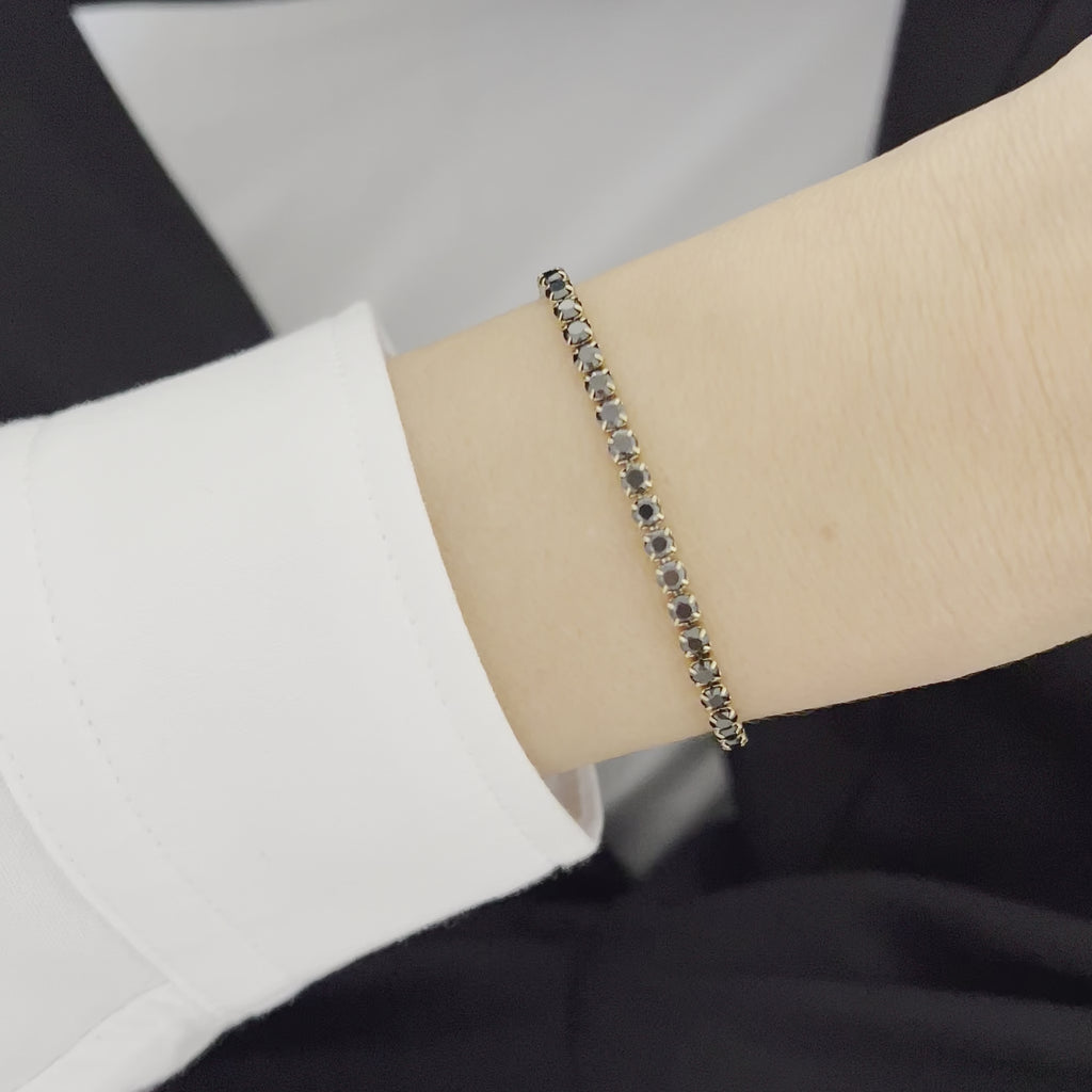 Ava Gold Black Bracelet - изображение 4