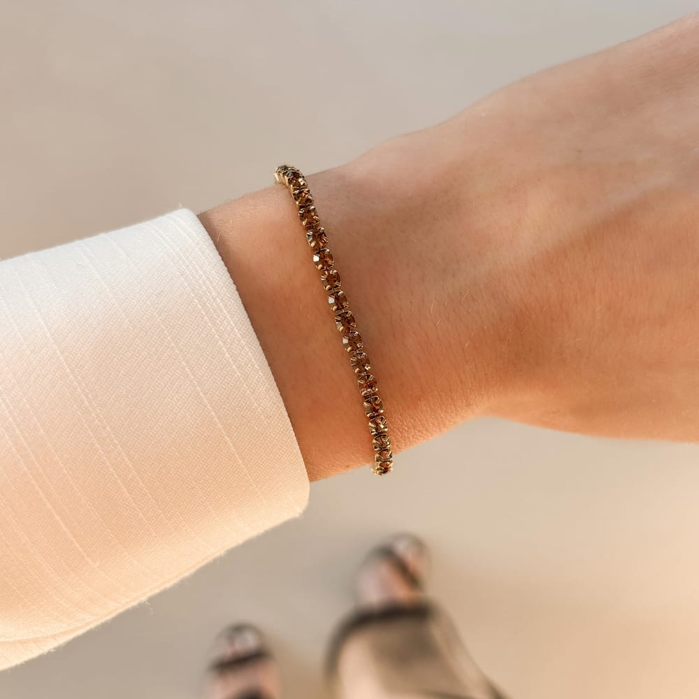 Ava Gold Brown Bracelet - изображение 6