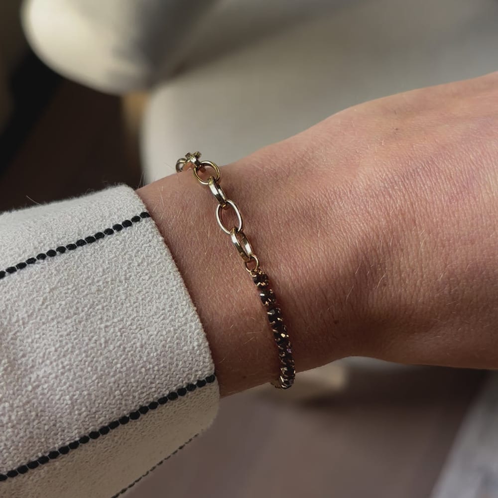 Jade Gold Brown Bracelet - изображение 3