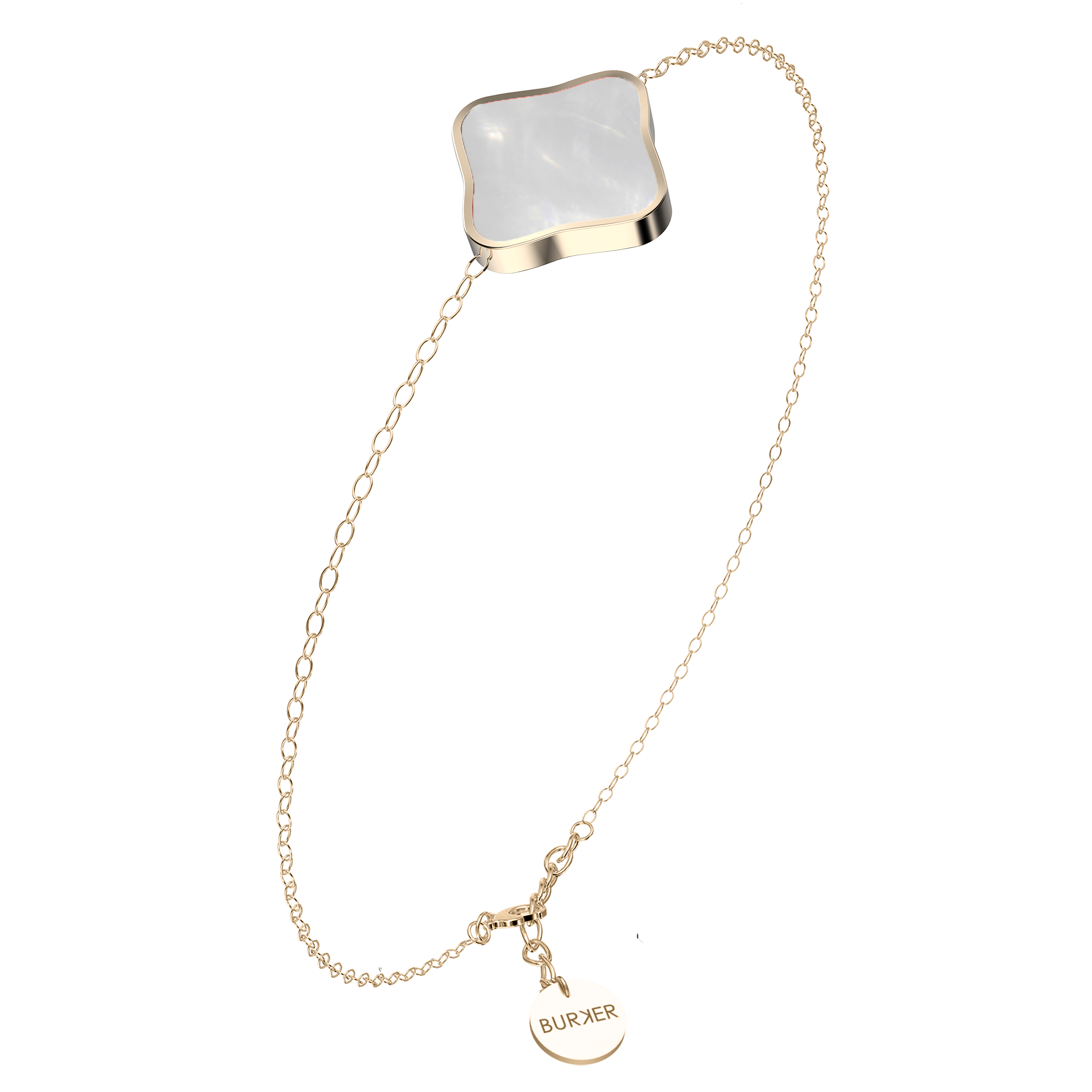 Flora Gold White Bracelet
