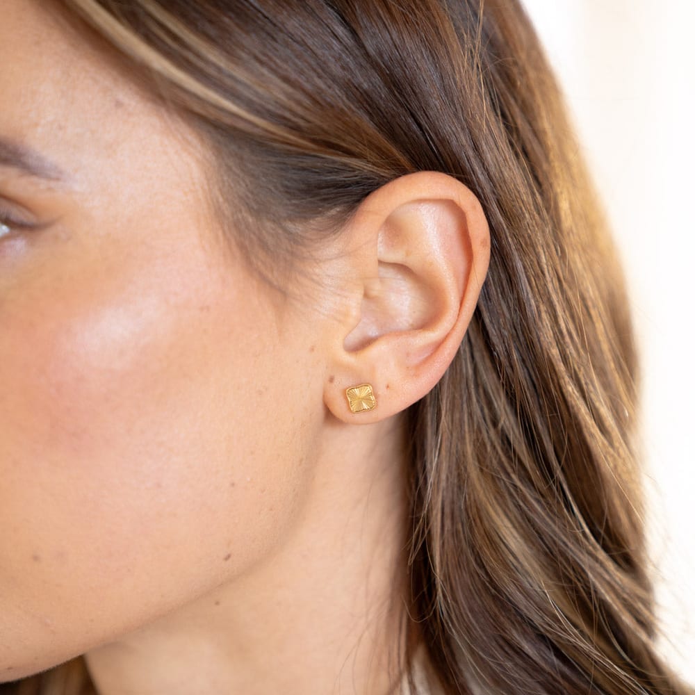 Flora Gold Earrings - изображение 2