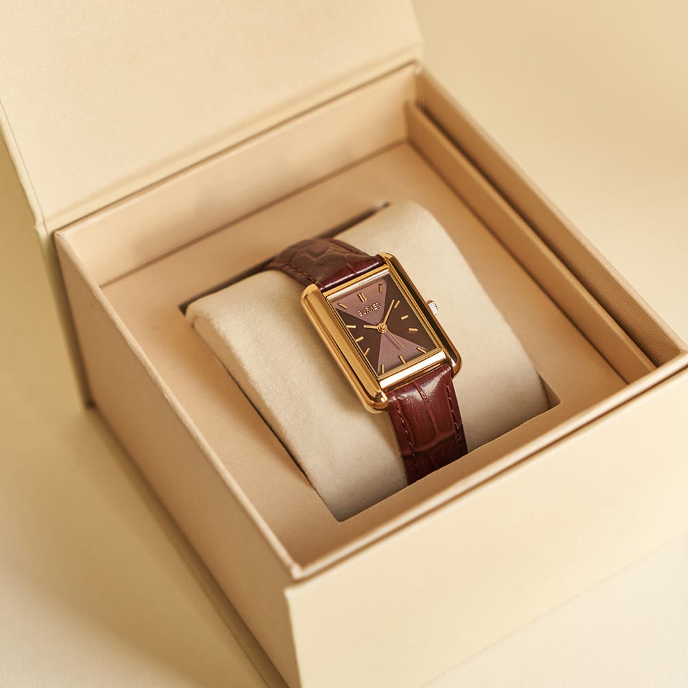 Olivia Gold Burgundy Leather - изображение 5
