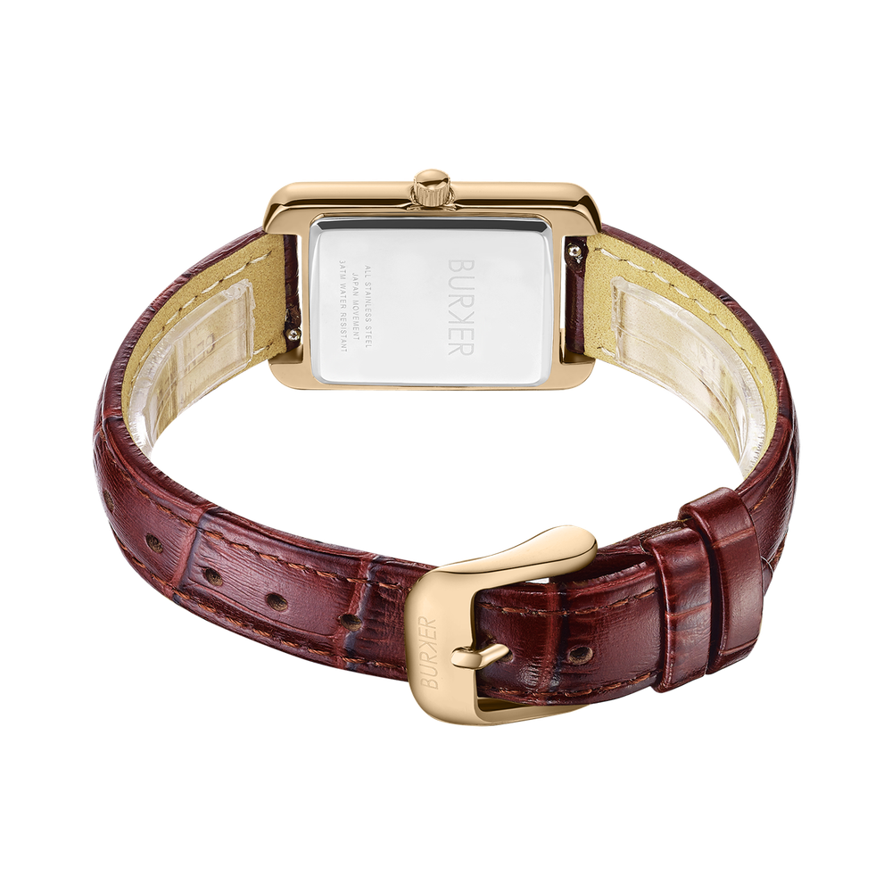Olivia Gold Burgundy Leather - изображение 4