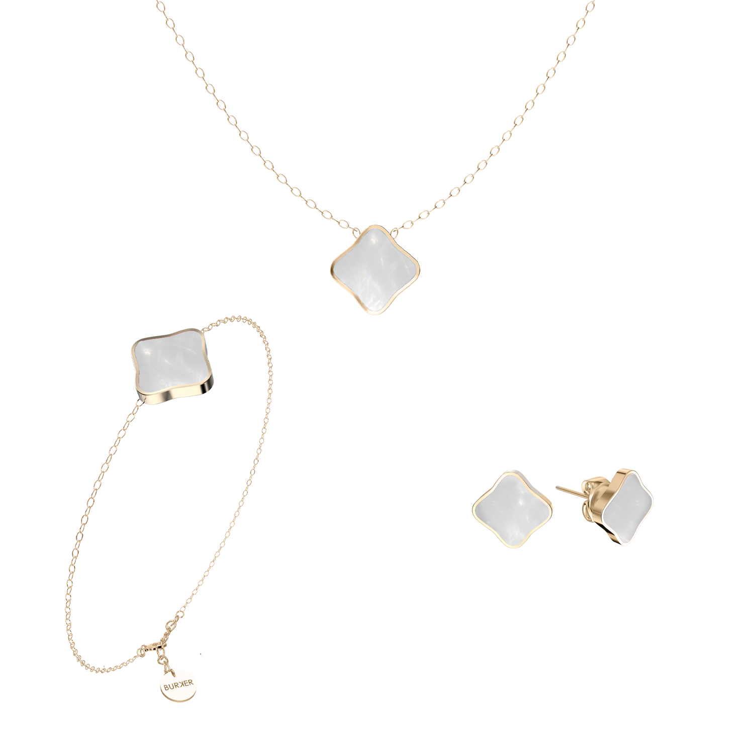 Flora Gold White Set