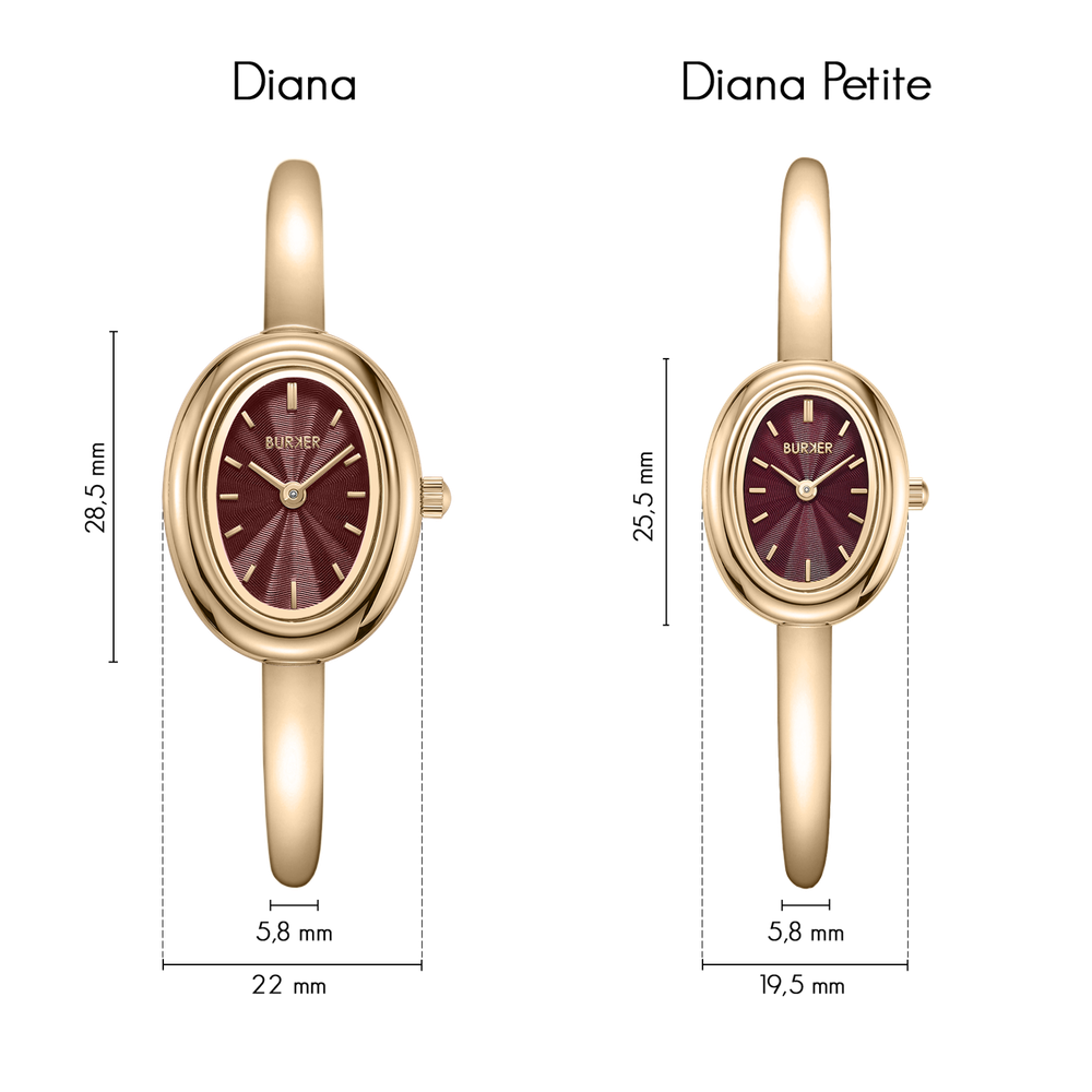 Diana Gold Burgundy - изображение 4