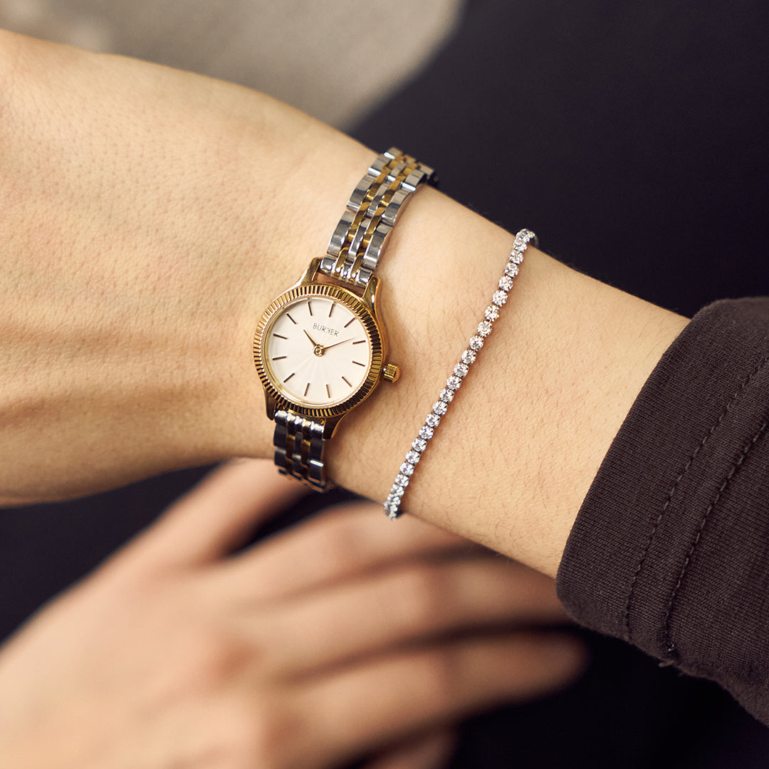 Ava Petite Silver White Bracelet - изображение 2