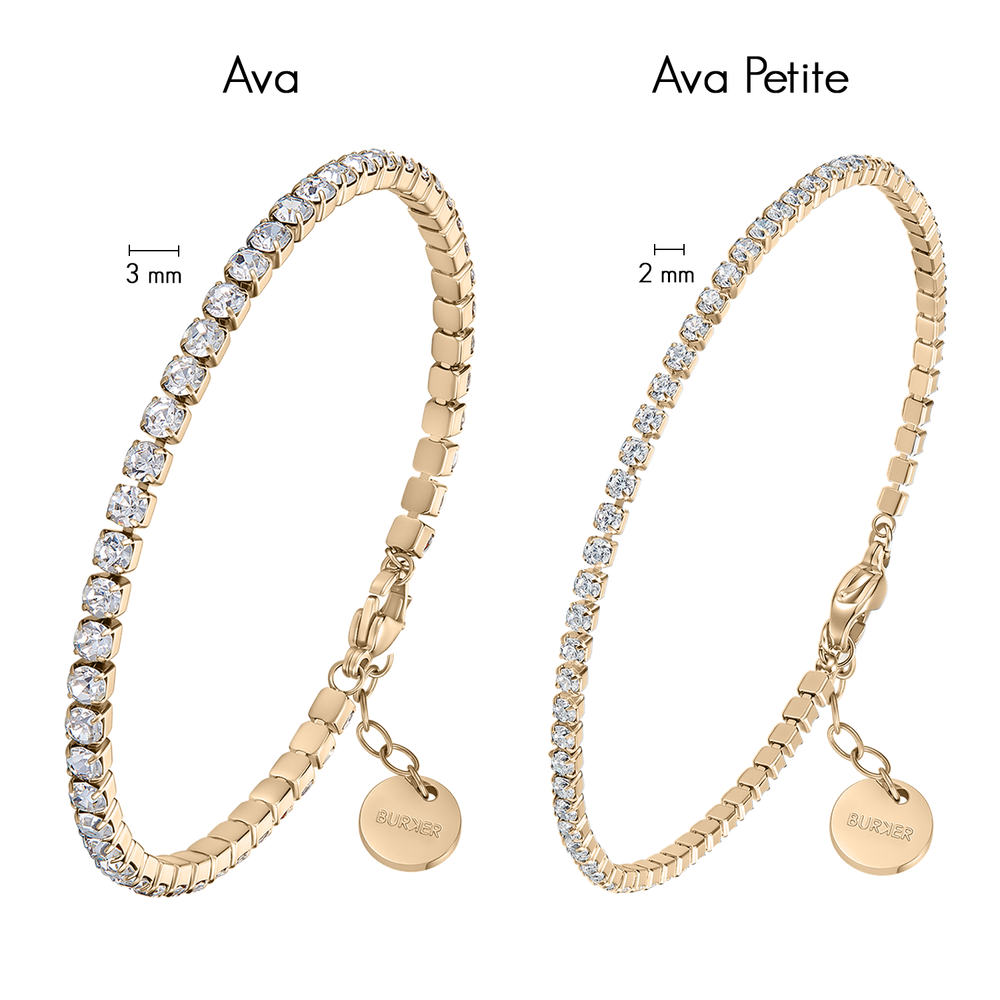 Ava Petite Gold White Bracelet - изображение 4