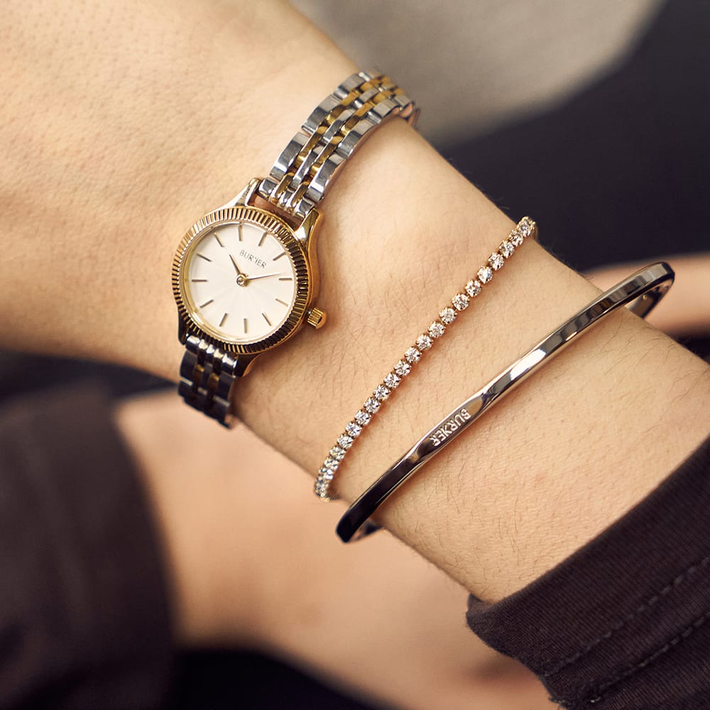 Ava Petite Gold White Bracelet - изображение 2