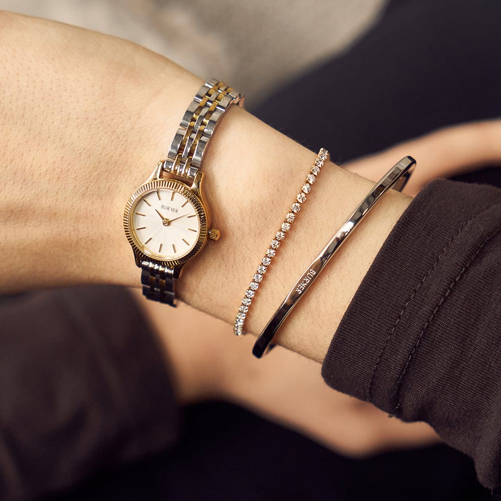 Ava Petite Gold White Bracelet - изображение 3
