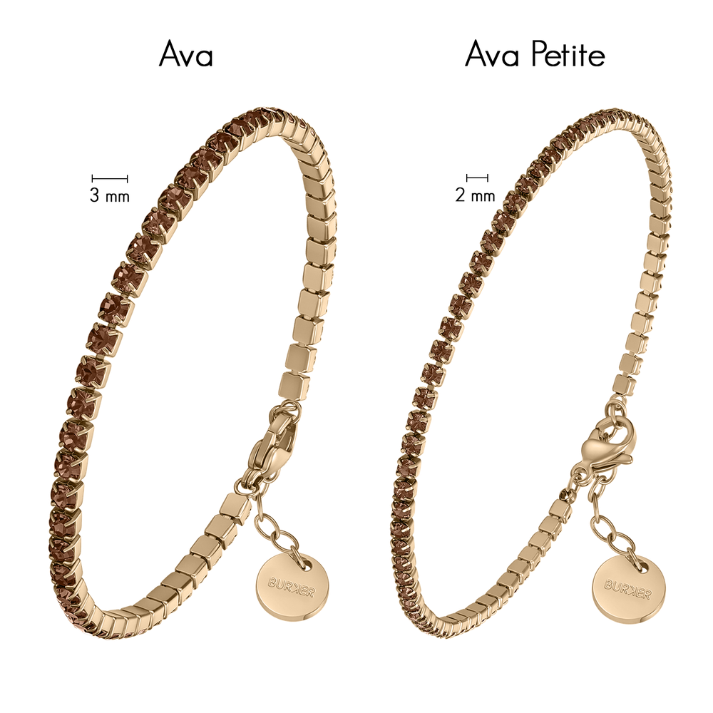 Ava Petite Gold Brown Bracelet - изображение 3