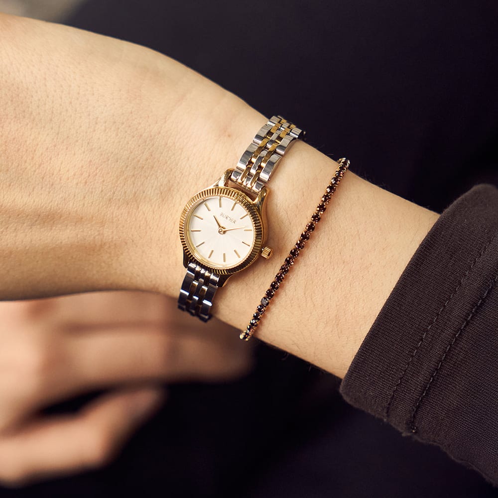 Ava Petite Gold Burgundy Bracelet - изображение 2
