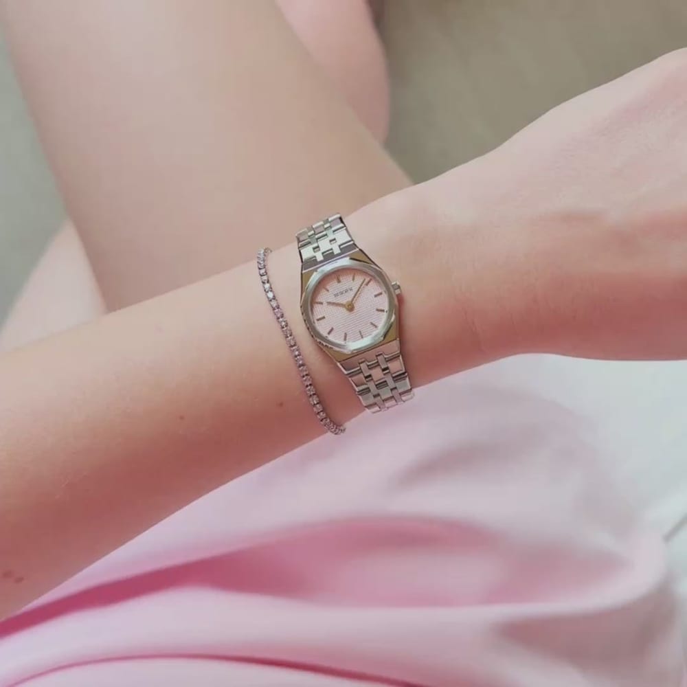 Ava Petite Silver Pink Bracelet - изображение 4
