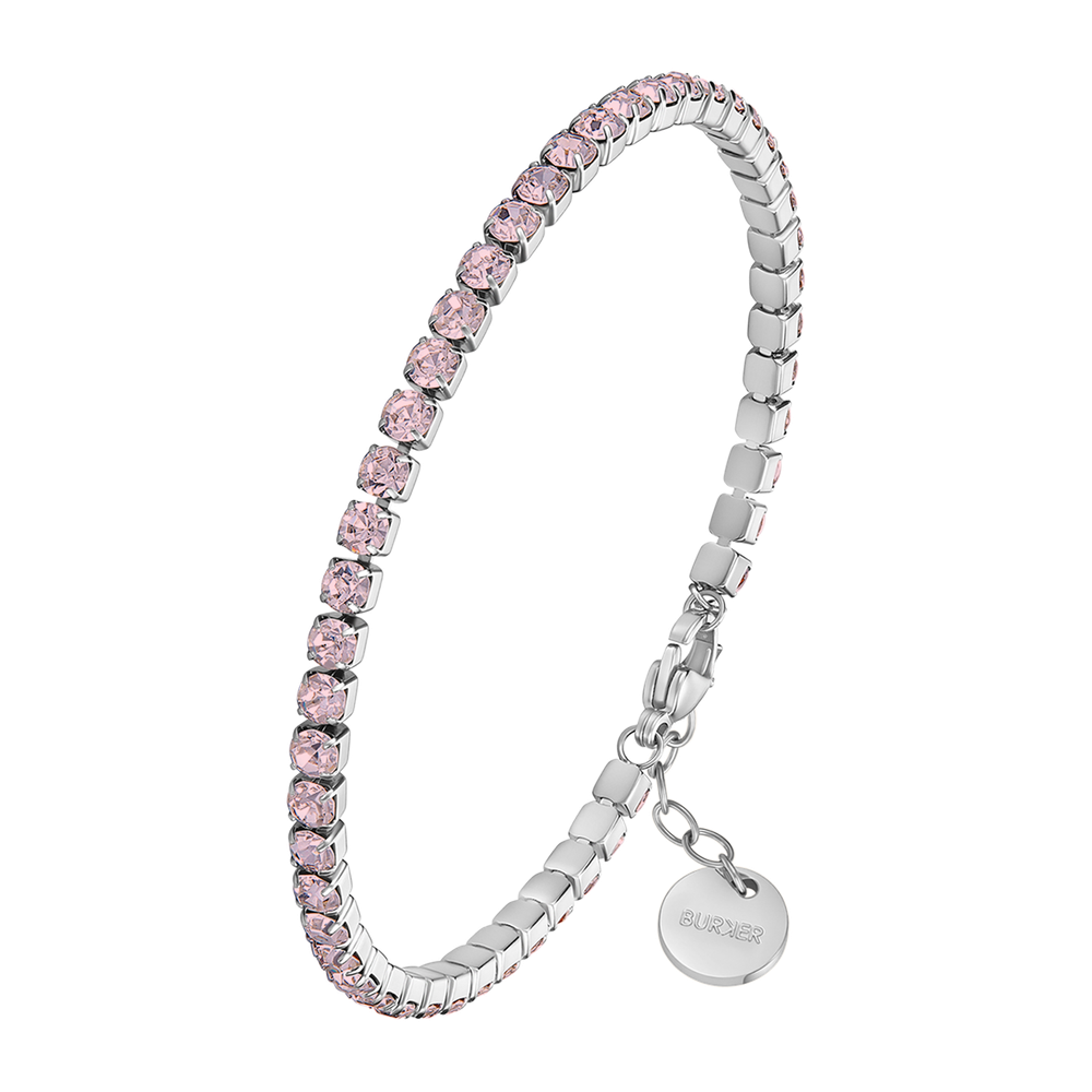 Ava Silver Pink Bracelet