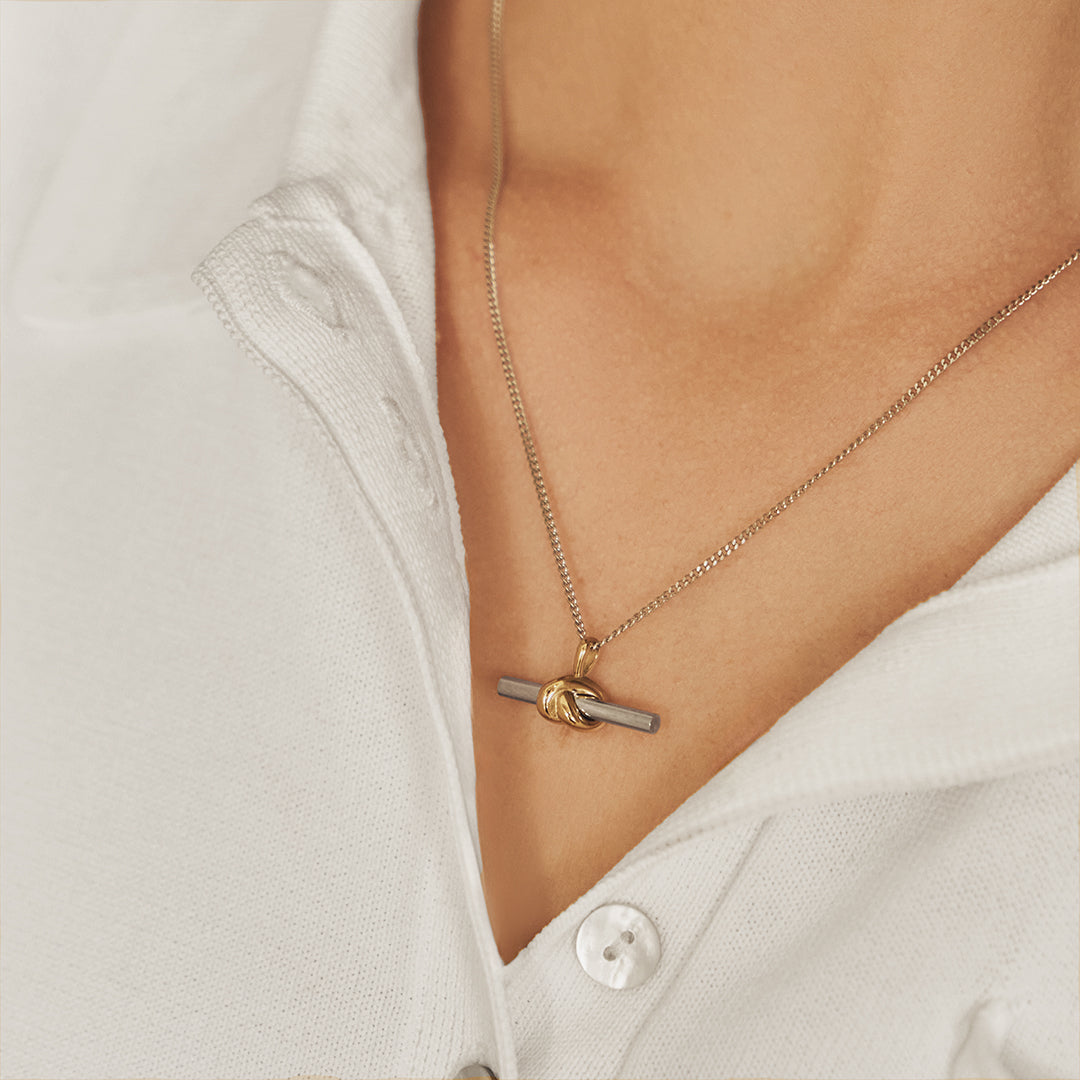 Chloe Gold Silver Necklace - изображение 2